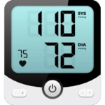 blood pressure monitor android application logo